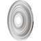 Ekena Millwork Cole PVC Ceiling Medallion (Fits Canopies up to 5 1/8"), Metallic Charcoal, 19"OD x 3 1/2"ID x 1"P CMP19COCCH - alternate 2